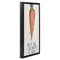 Stupell Industries Carrot & Inspiring Growth Floater Framed Canvas Wall Art Design by Daphne Polselli